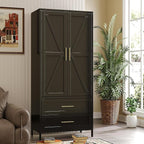 SUPEER Metal Wardrobe Cabinet - Image 7