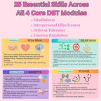 DBT Skills Coaching Cards with Guided Examples & Goals – 25 Flashcards - Image 3