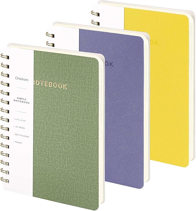 Spiral Notebook-5.75" x 8.125" College Ruled Journal by Oneirom