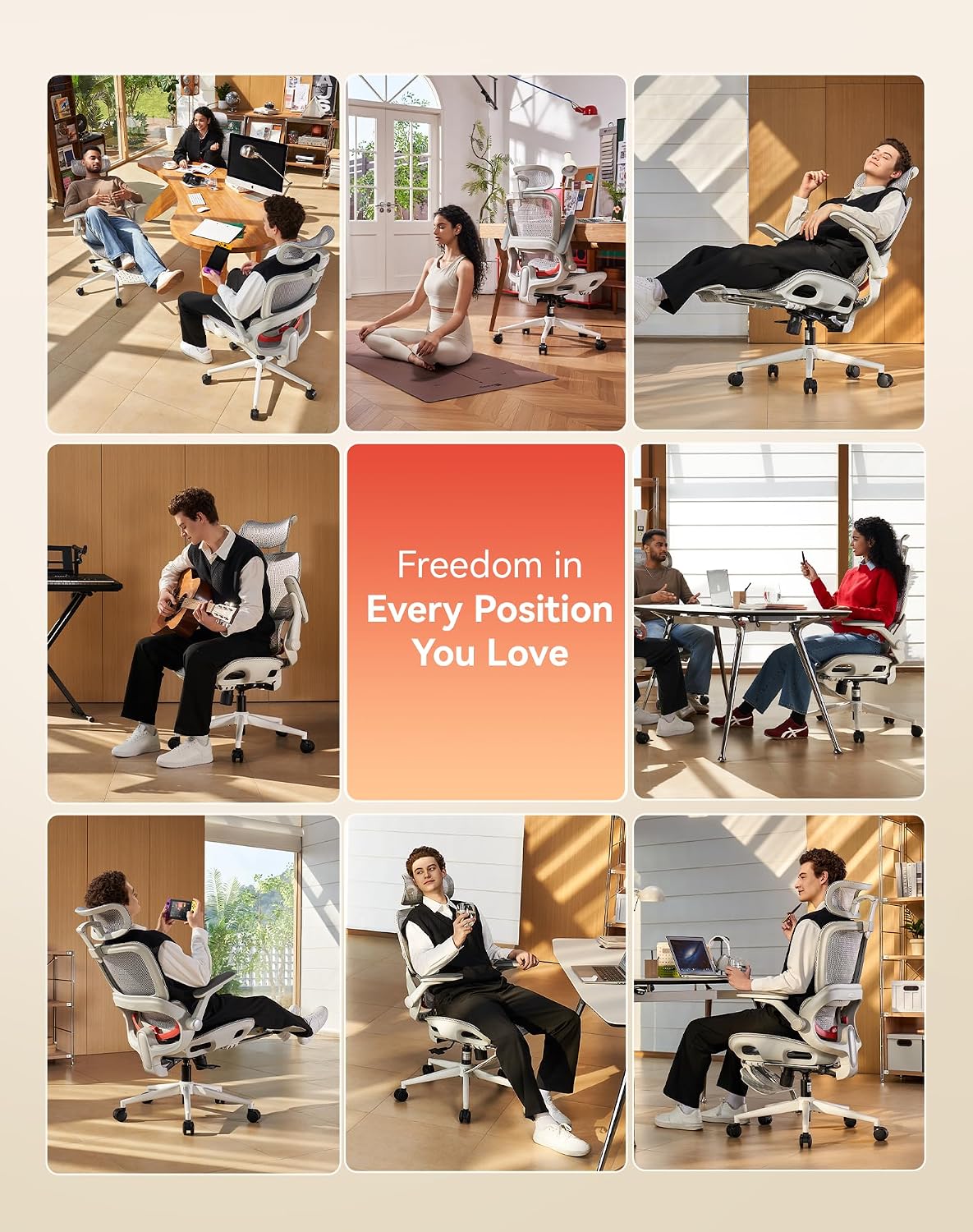 sihoo b100 pro ergonomic mesh office chair with on a desk or shelf