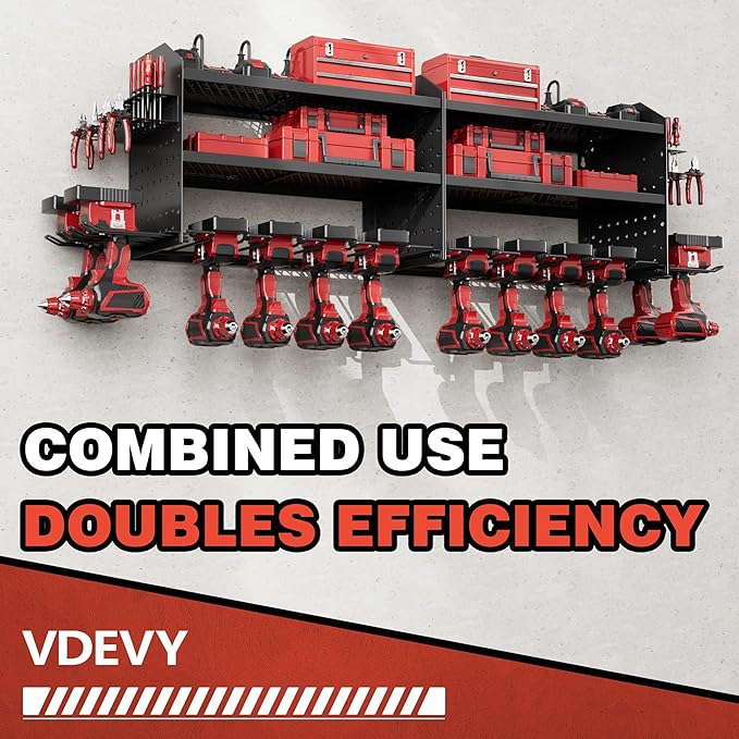 VDEVY Power Tool Organizer Wall Mount - Image 8