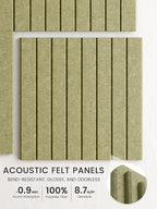 Bumusty Large Felt Bulletin Board 48" x 36" Cork Board Alternative-12 Pack - Image 3