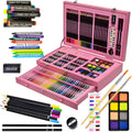 sunnyglade 145 piece deluxe art set wooden art, main product view