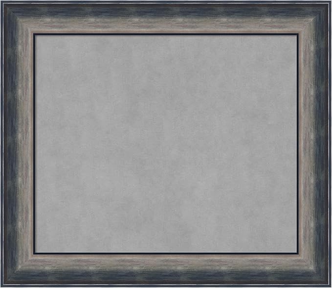 Amanti Art Silver Framed Magnetic Board 26x30 Medium Vision Board by AmantiArt