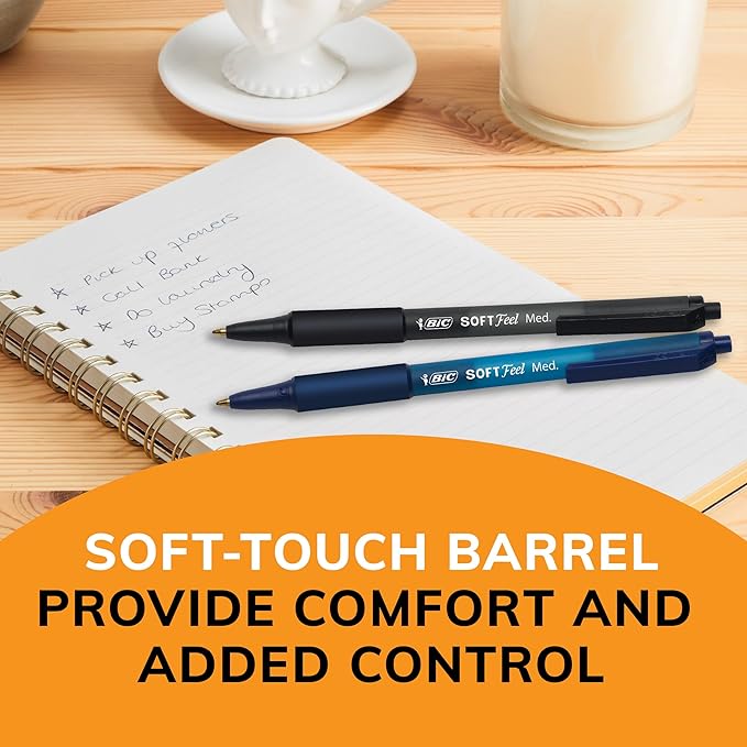 BIC Soft Feel Retractable Ballpoint Pen - Image 4