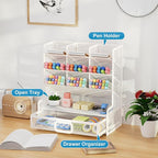 Marbrasse Larger Mesh Desk Organizer - Image 3