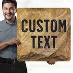 Custom Sign, Custom Street Sign, 11 Font Colors, 13 Font Styles, 4 Hole Options - Image 2