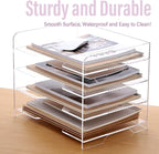SANRUI Acrylic Paper Organizer Letter Tray - Image 6