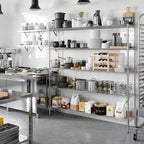 Regal Altair 14" Deep x 72" Wide x 74" Height Wire Shelving Kit | 5-Tier | NSF - Image 5
