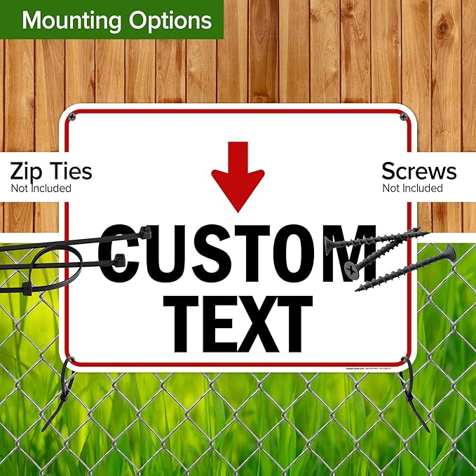 Custom Arrow, Custom Directional Sign, Down Arrow, 18x24 Inches, 55 mil thick - Image 5