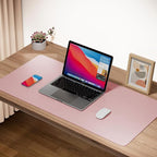 Boutilon Leather Desk Pad Protector, Non-Slip Mouse Pad, Laptop Desk Pad - Image 2