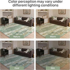 GENIMO No Crease Non Slip 6x9 Area Rugs - Image 8
