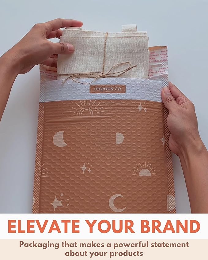 Bubble Mailers 8.5 x 12 Inch- 100 pack Biodegradable Shipping Bags - Image 3