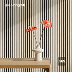 Olanglab Wood Slat Wall Panels 4 Pack, Wooden Acoustic Wall Panels, 94.5"x12.6" - Image 9