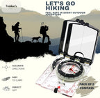 Trekker's Compass Crew Professional Military Lensatic Compass - Image 2