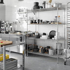 Regal Altair 24" Deep x 54" Wide x 74" Height Wire Shelving Kit | 4-Tier | NSF - Image 6