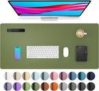 Aothia Desk Protector Mat, Mouse Pad, Non-Slip Waterproof PU Leather Desk by AothiaSimpleNaturalUnique