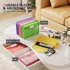 ThinkTex Plastic Expanding File Folder, Transparent Envelopes - Image 5