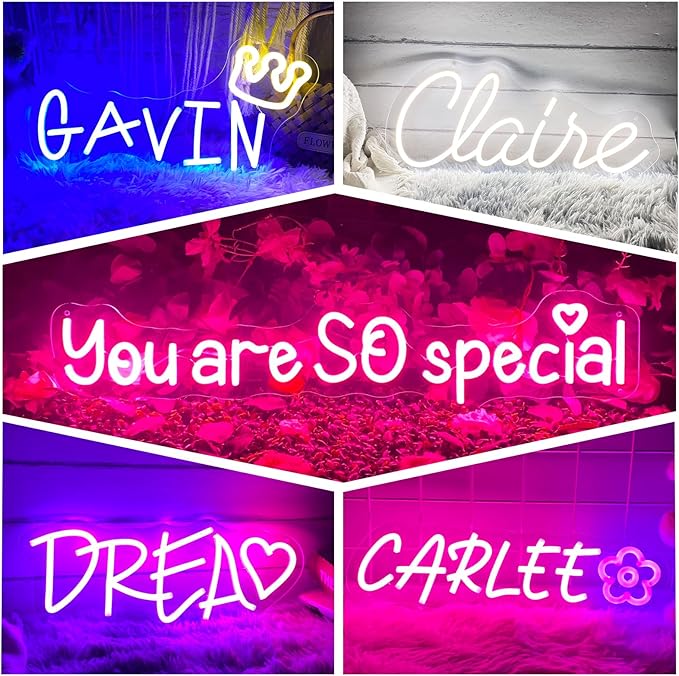 Custom Neon Sign for Wall Decor, Neon Sign Customizable Personalized LED Neon - Image 3