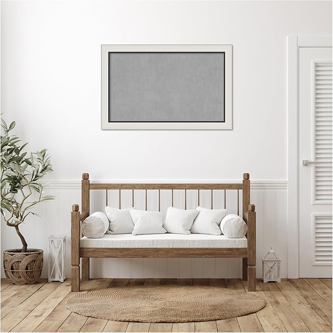 Amanti Art Silver Framed Magnetic Board 30x46 Large Vision Board - Image 5