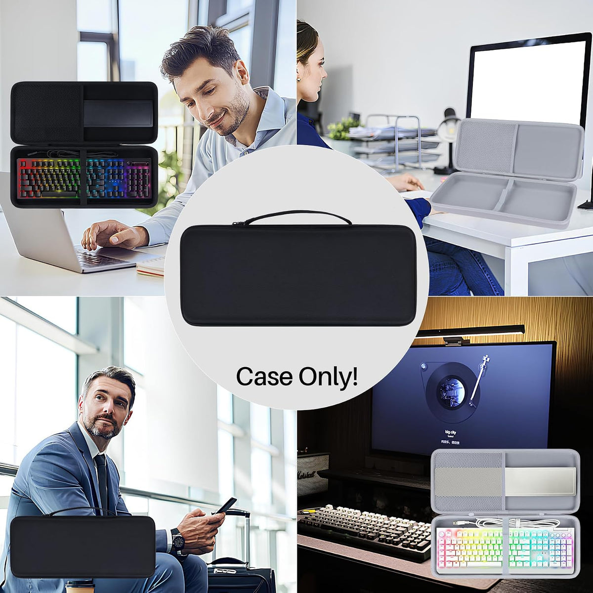 Lebakort Storage Case Compatible with Razer Blackwidow V3/ Blackwidow V4/ Cyn...