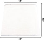 White Texture Lamp Shades Set of 2 Drum Lampshades Replacemnt - Image 2