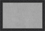 Amanti Art Black Framed Magnetic Board 28x40 Large Vision Board by AmantiArt