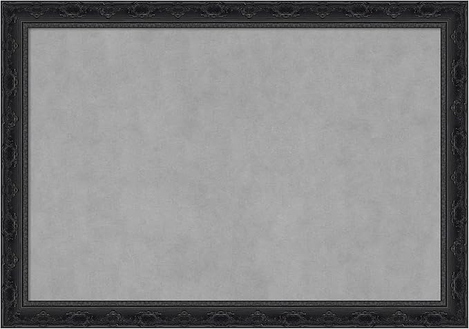 Amanti Art Black Framed Magnetic Board 28x40 Large Vision Board by AmantiArt