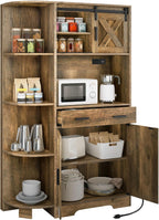 yitahome 67" farmhouse pantry with power outlet &, package contents