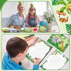 TaoBary 160 Pcs Stationery Paper Set 50 Double Sided Stationery Papers - Image 6