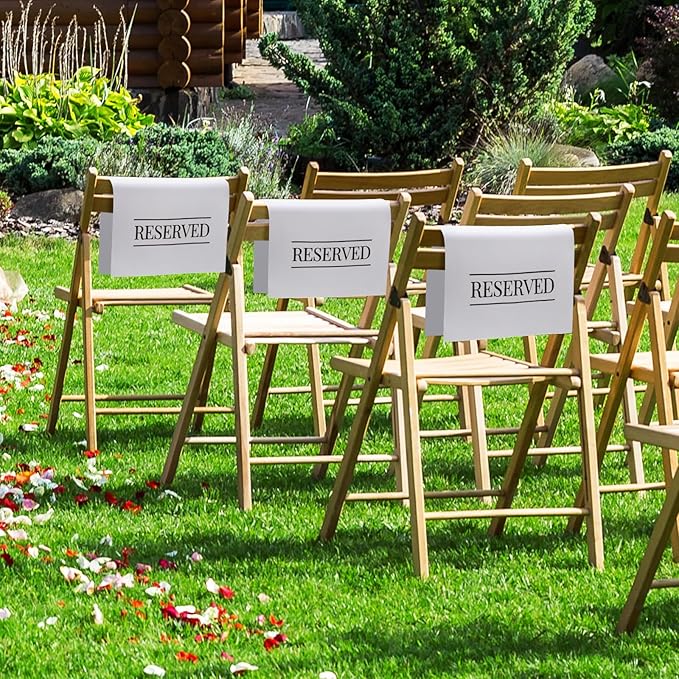 Buryeah 12 Pcs Reserved Seating Signs - Image 7