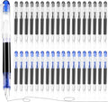 Crtiin 36 Pcs Disposable Fountain Pens, Back to School Quick Drying Ink Pen by Crtiin