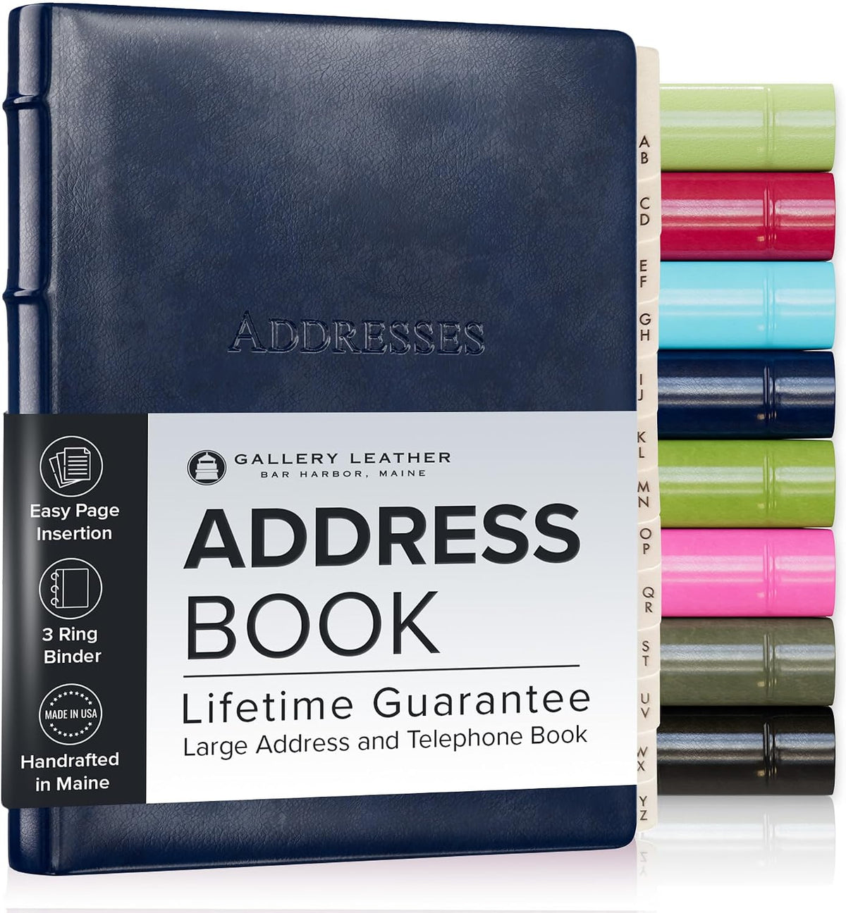 Gallery Leather Large Address Book