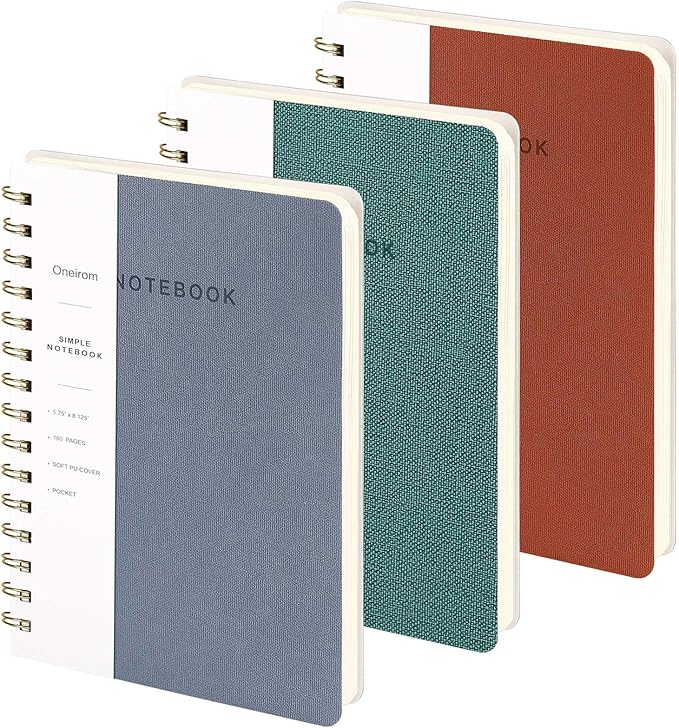 Spiral Notebook-5.75" x 8.125" College Ruled Journal by Oneirom