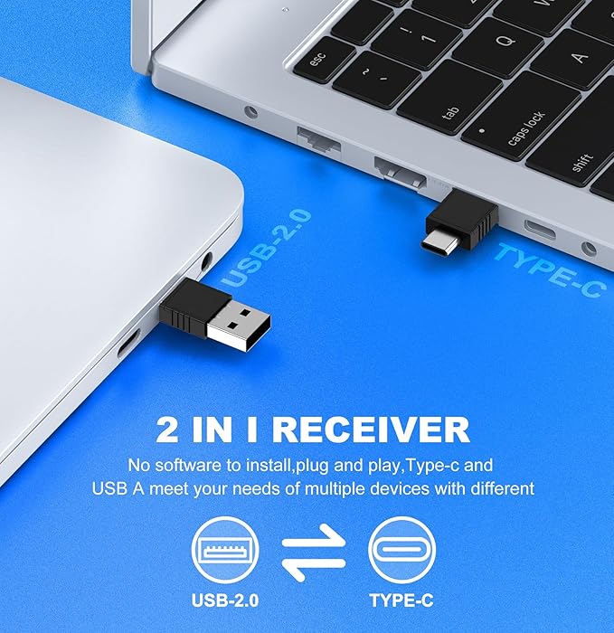 2 in 1 USB Type C Wireless Presenter Remote - Image 2