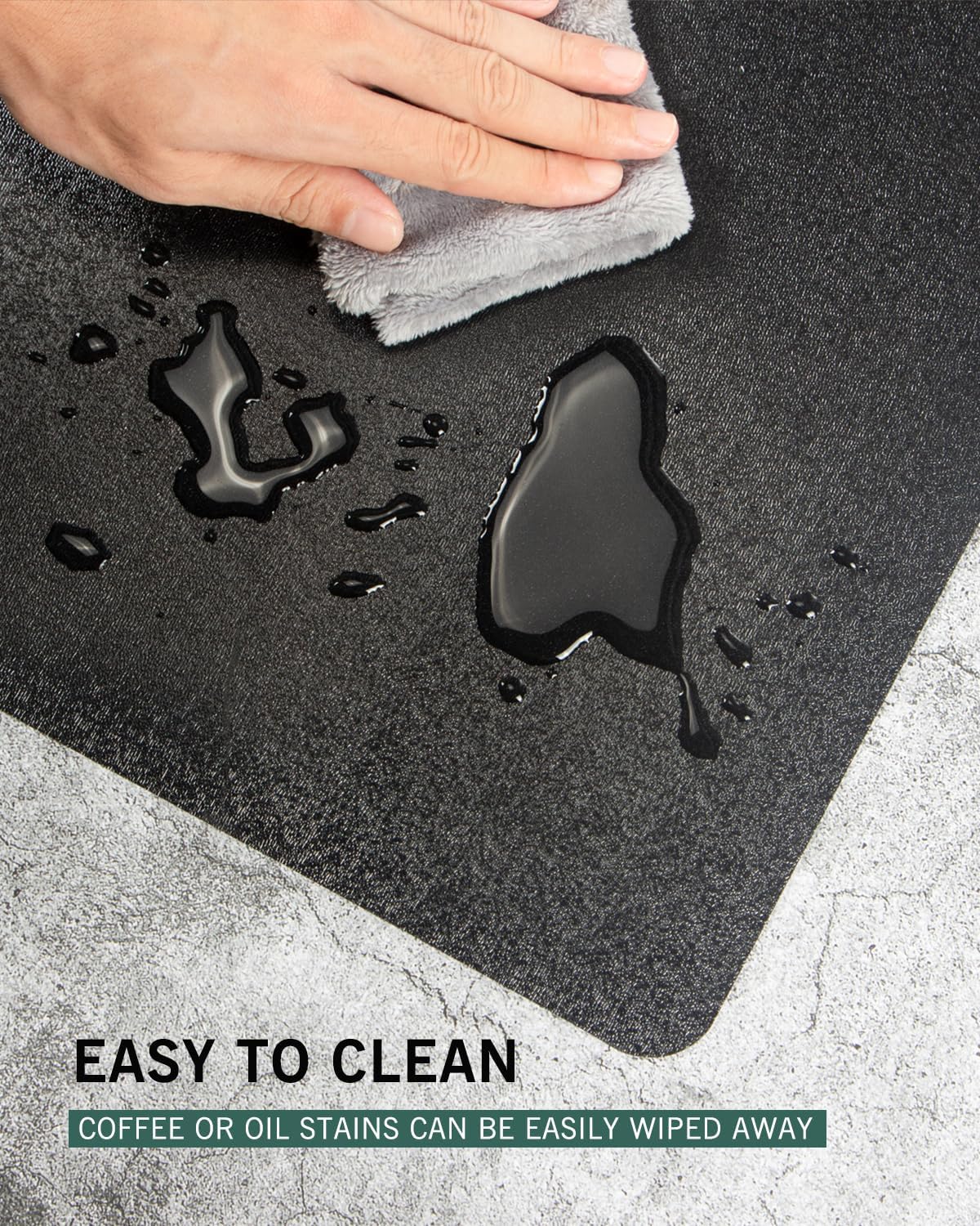 Office Chair Mat for Hard Floors, 48"x60" Waterproof Computer Chair...