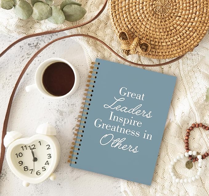 OXW Blue Meeting Notebooks for Work, Leadership Gifts Office Work Notebook - Image 3