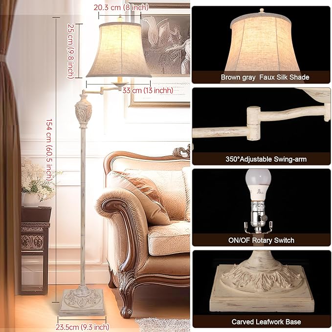 Traditional LED Floor Lamp - Image 2