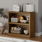 Bevfint Bookcase, 2 Tiers S Bookshelf Open Storage Organization, Floor Standing - Image 6