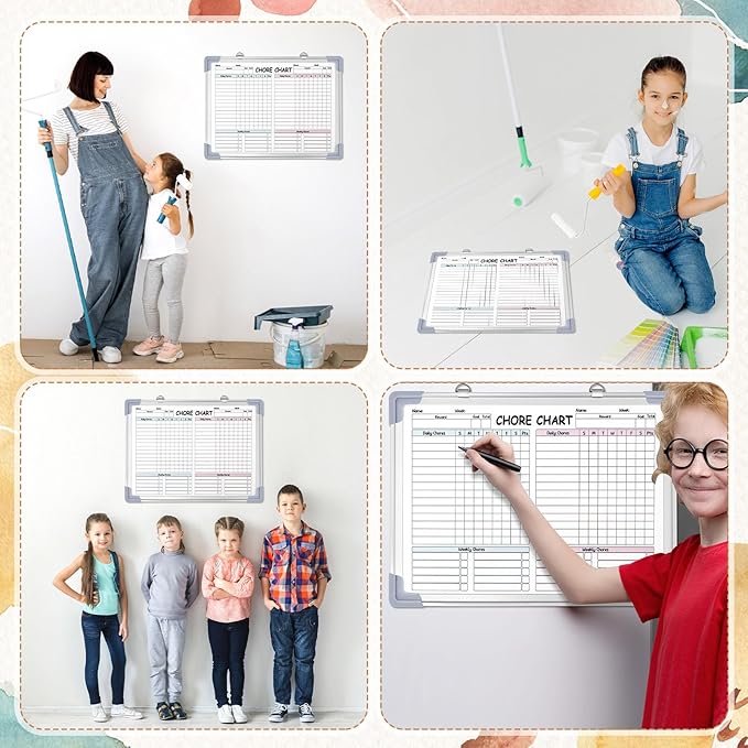 Lincia 12 x 16 Magnetic Dry Erase Chore Chart Board - Image 5