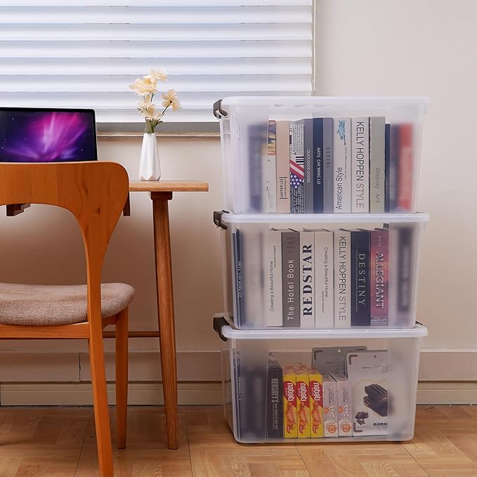 Citylife 69QT Plastic Storage Bins - Image 5