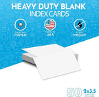 Home Advantage 3.5x5 Blank Index Cards - Image 2