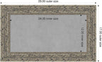 Amanti Art Silver Framed Magnetic Board 17x29 Small Vision Board - Image 2