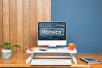 Rocelco 32" Height Adjustable Standing Desk Converter - Image 4