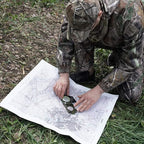 AOFAR AF-4074 Military Compass for Hiking, Lensatic Sighting Waterproof - Image 8