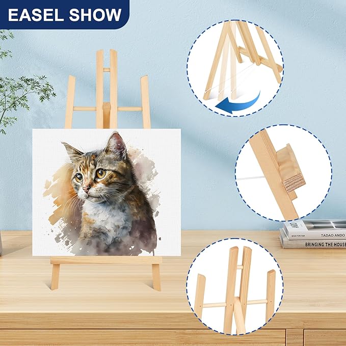 ESRICH 2pcs 17 Inch Tabletop Easels, Easel Stand - Image 3