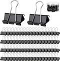 360 PCS Binder Clips Small – Mini Black Metal Paper Clamps, 0.6in/15mm Binder by Unknown