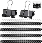 360 PCS Binder Clips Small – Mini Black Metal Paper Clamps, 0.6in/15mm Binder by Unknown