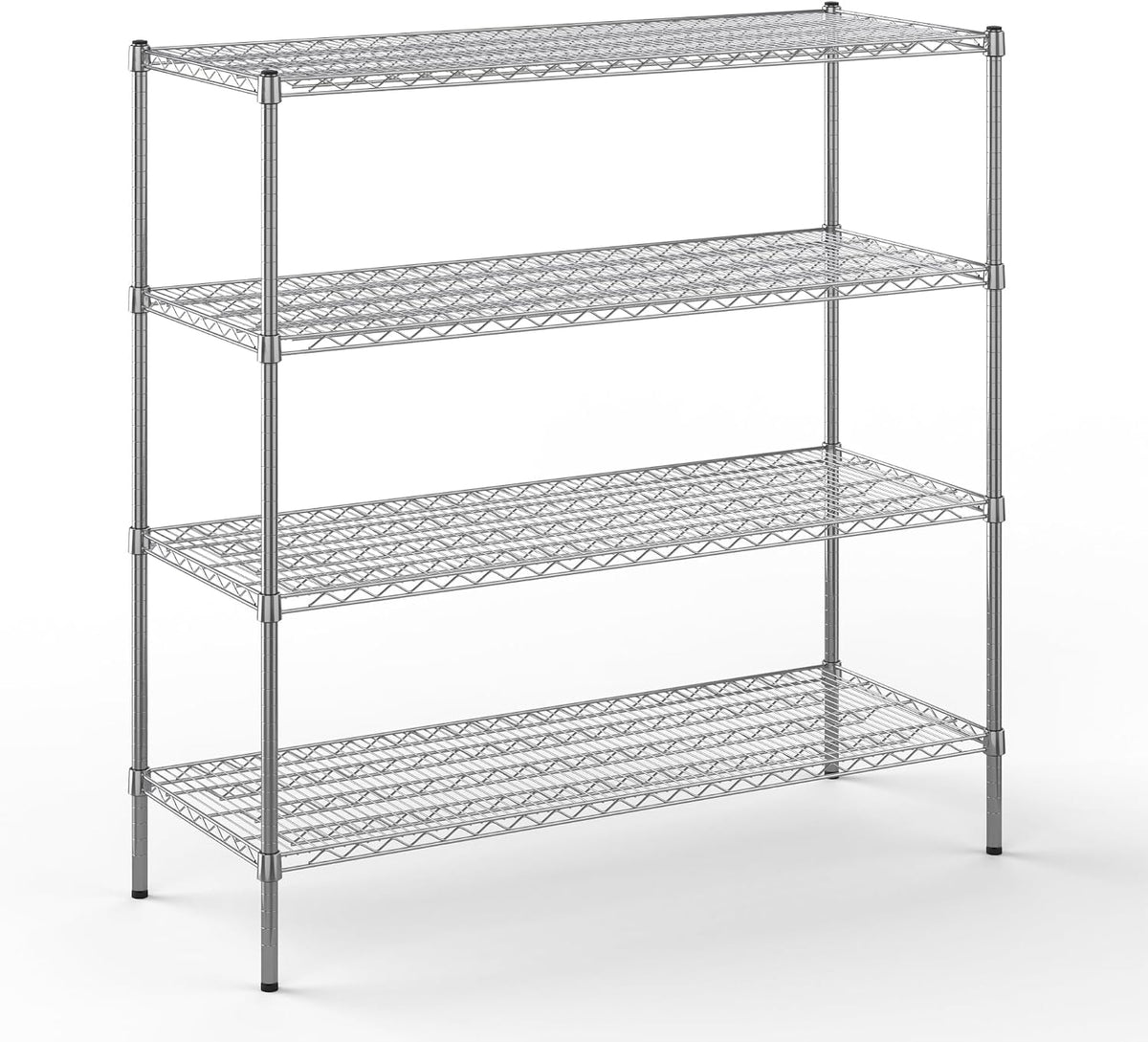 Regal Altair 21" Deep x 54" Wide x 54" Height Wire Shelving Kit | 4-Tier | NSF