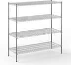 Regal Altair 21" Deep x 54" Wide x 54" Height Wire Shelving Kit | 4-Tier | NSF by Regal+Altair